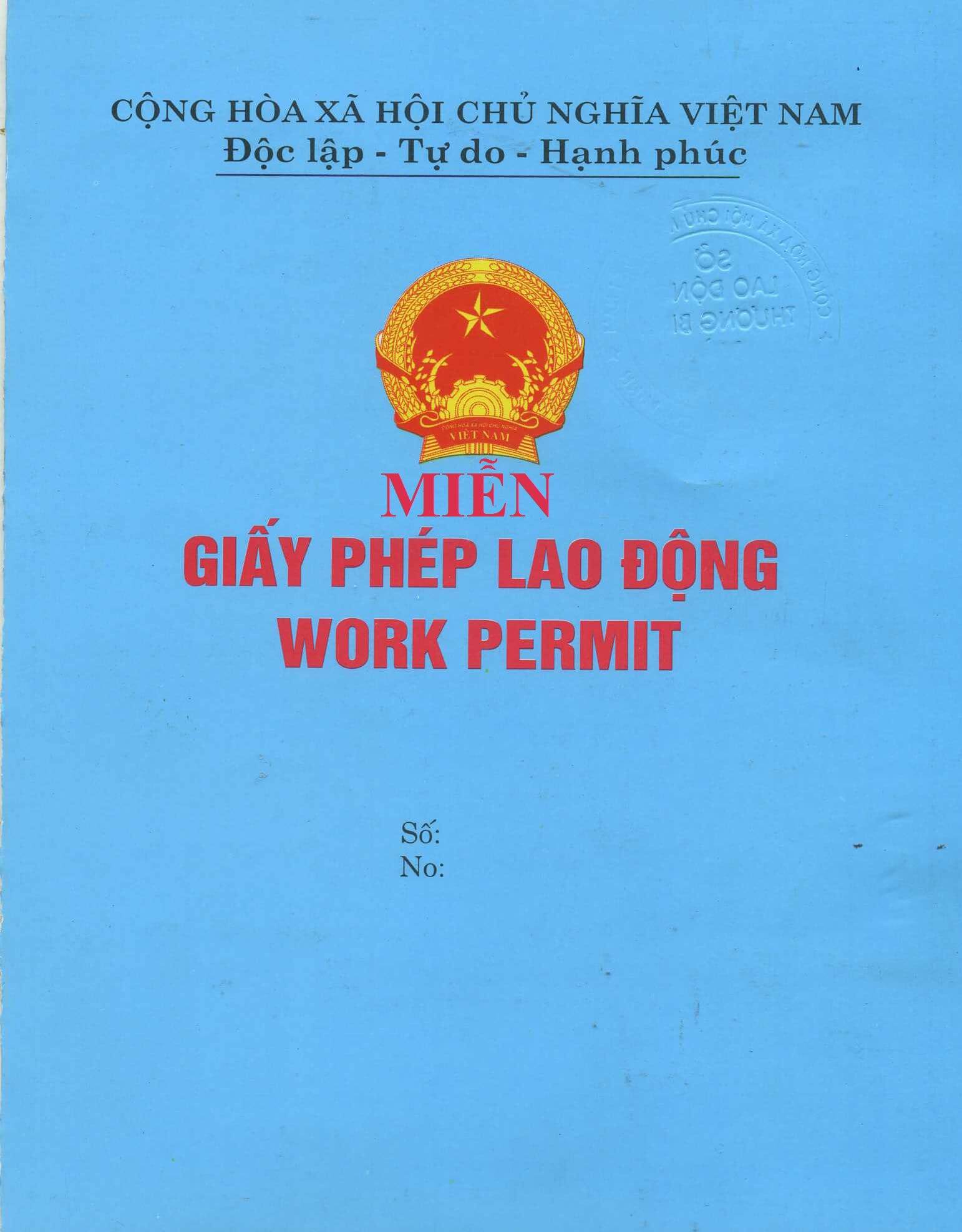 Các trường hợp người lao động nước ngoài không thuộc diện cấp giấy phép lao động tại Việt Nam